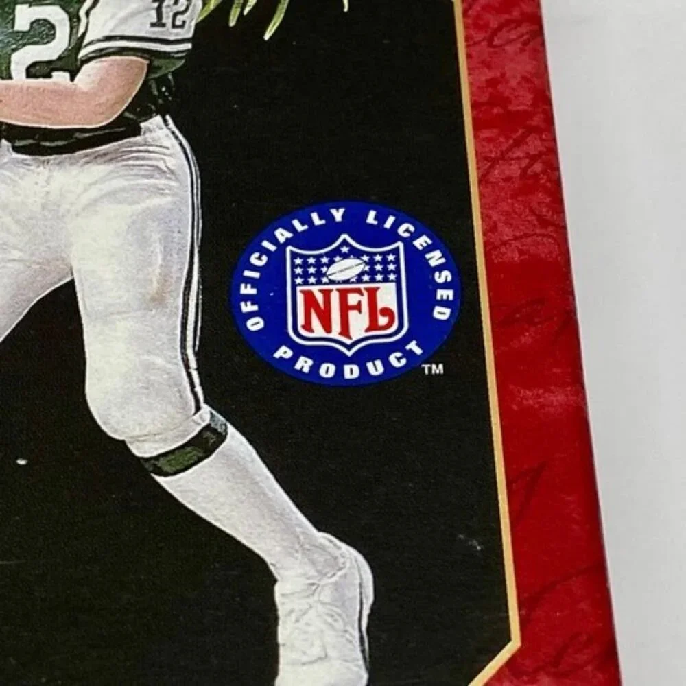 Vintage Joe Namath New York Jets Hallmark Ornament Football‎ Legends X-Mas 1997